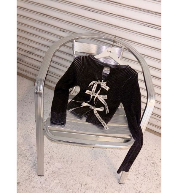 EVRIS「バックリボンニットトップス」|ニット・セーター|