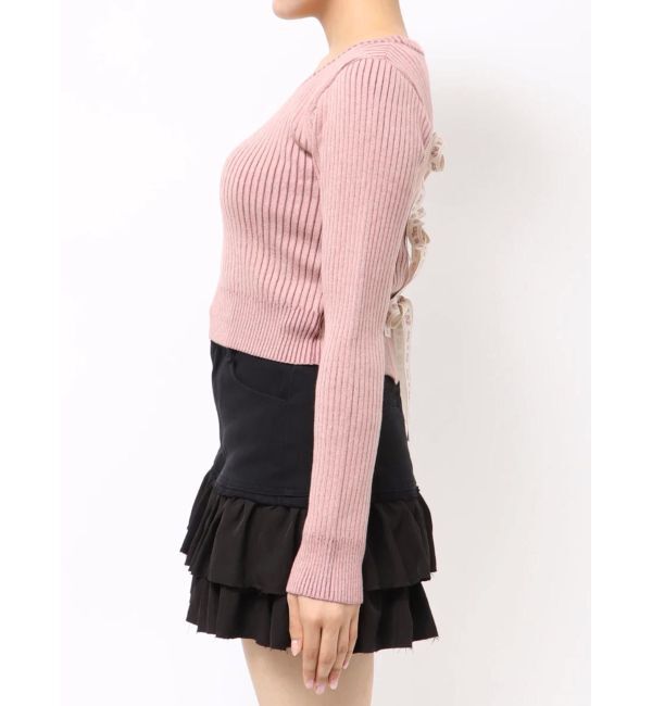 EVRIS「バックリボンニットトップス」|ニット・セーター|