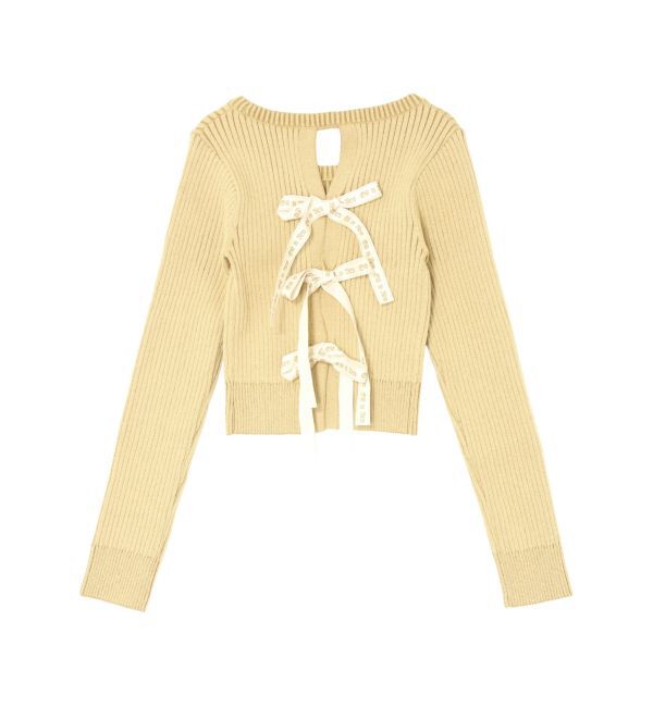 EVRIS「バックリボンニットトップス」|ニット・セーター|