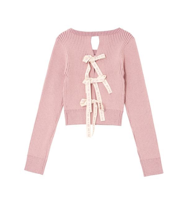 EVRIS「バックリボンニットトップス」|ニット・セーター|