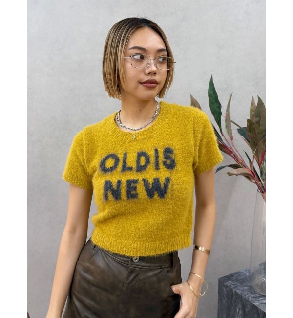 EVRIS「ジャガードロゴシャギーニットトップス」|ニット・セーター|