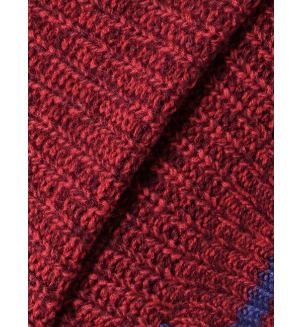 EVRIS「メランジバイカラーショートニットトップス」|ニット・セーター|