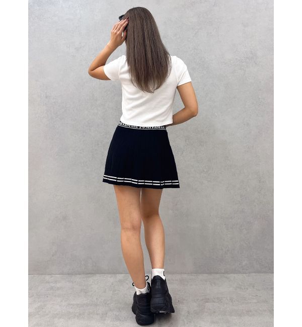 GYDA「GDニットLINEスカートライクショートパンツ」|スカート|