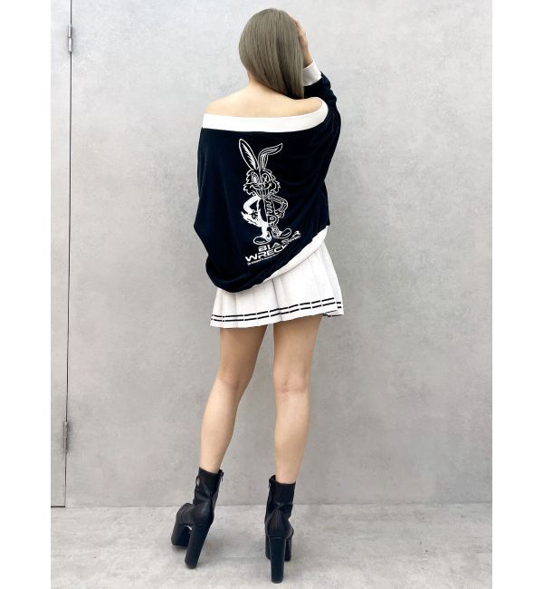 GYDA「GDニットLINEスカートライクショートパンツ」|スカート|