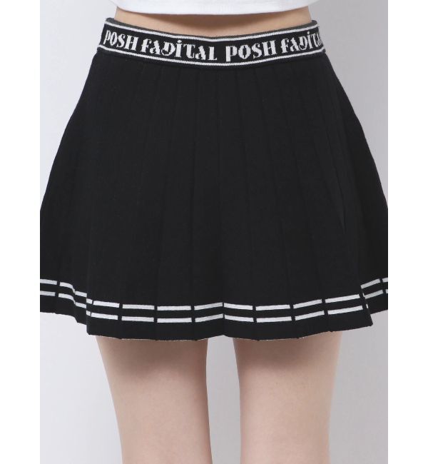 GYDA「GDニットLINEスカートライクショートパンツ」|スカート|