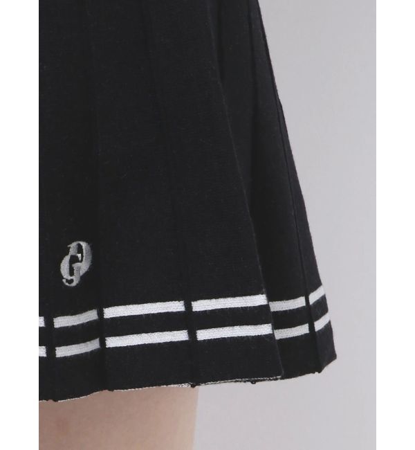 GYDA「GDニットLINEスカートライクショートパンツ」|スカート|