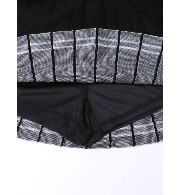 GYDA「GDニットLINEスカートライクショートパンツ」|スカート|