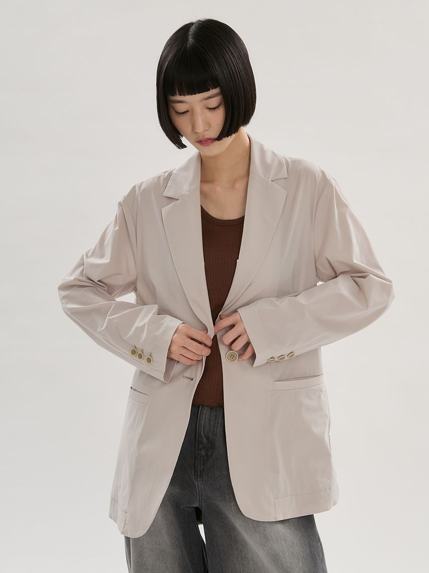 emmi atelier「【Movique】パッカブルジャケット/撥水/UVカット/接触冷感」|アウトドア|