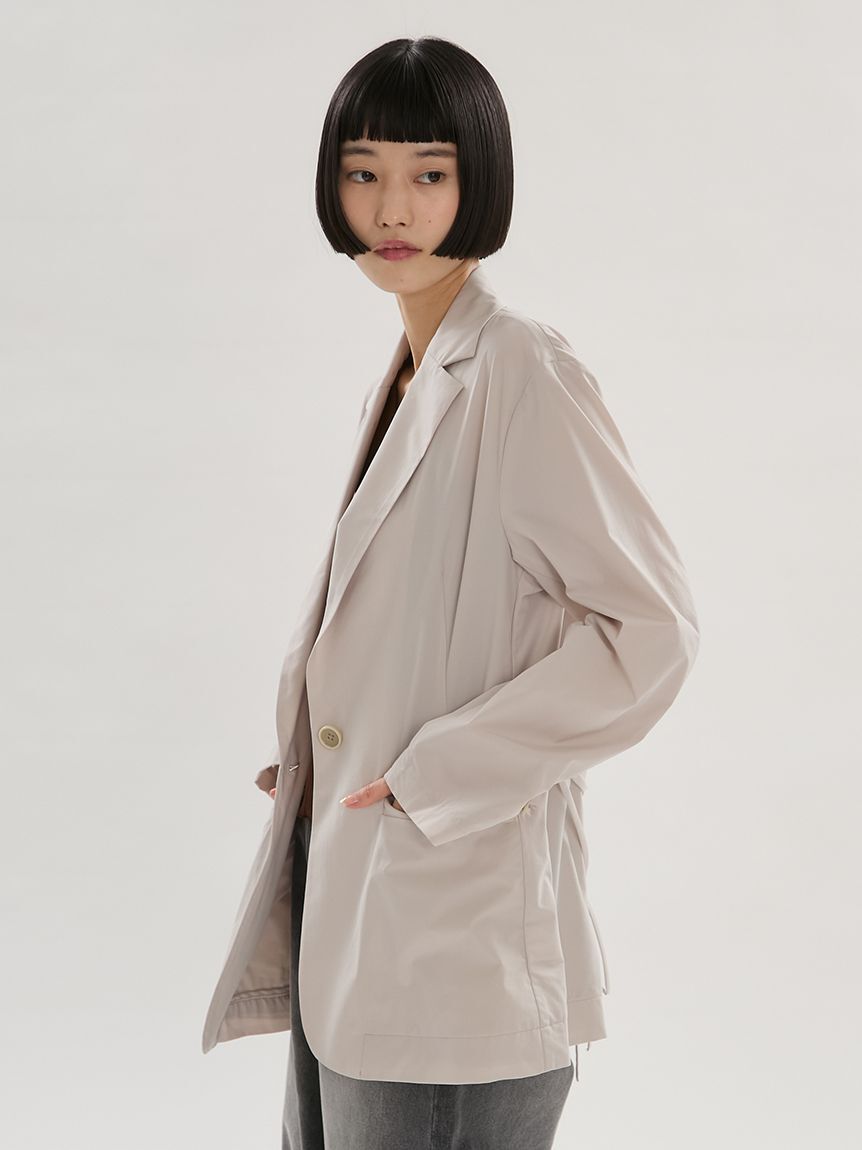 emmi atelier「【Movique】パッカブルジャケット/撥水/UVカット/接触冷感」|アウトドア|