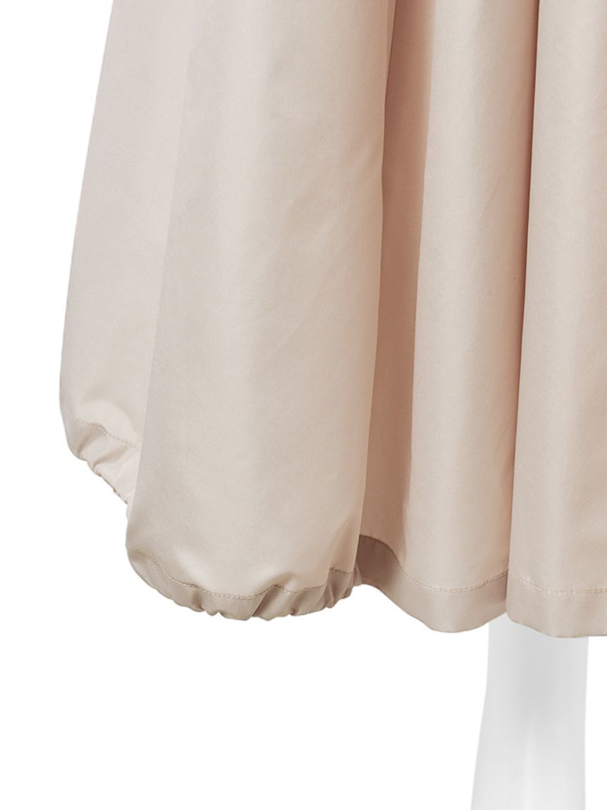 emmi atelier「ニットドッキングタフタワンピース」|ワンピース|