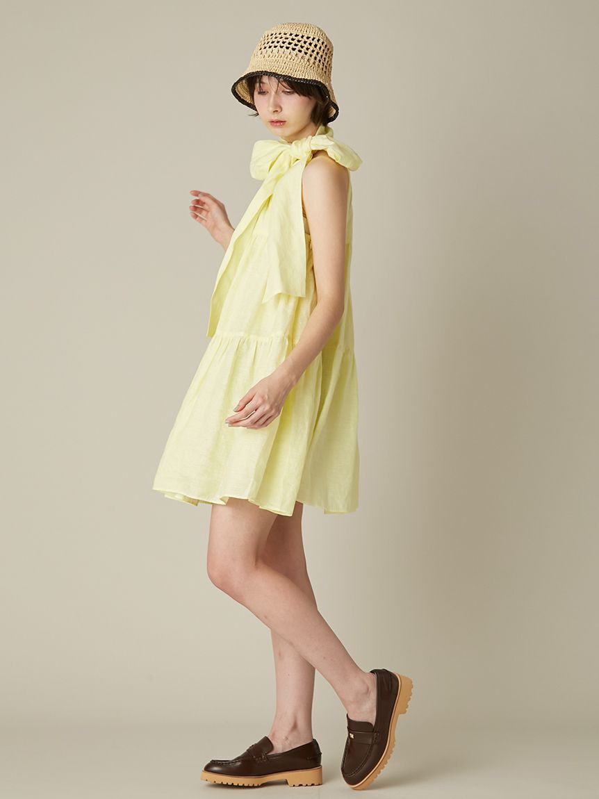 FURFUR「ボウタイアメスリワンピース」|ワンピース|