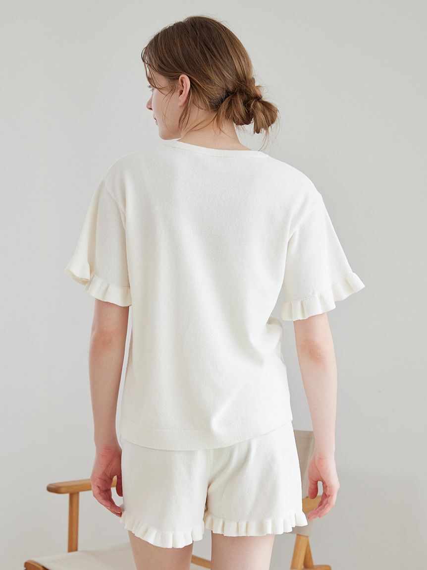 gelato pique「エアリーモコラビットジャガードプルオーバー」|ルームウェア|