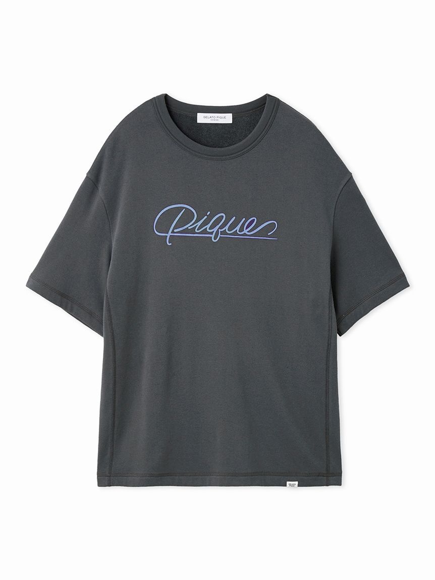 GELATO PIQUE HOMME「【HOMME】裏パイルワンポイントロゴTシャツ」|ルームウェア|DGRY
