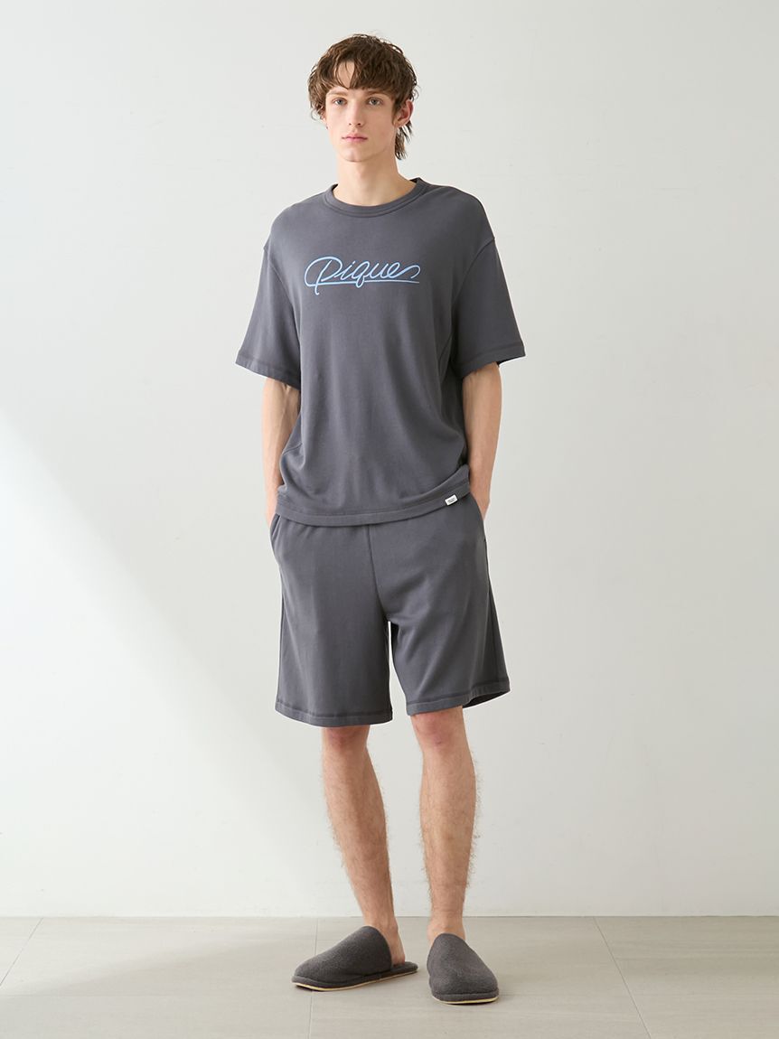 GELATO PIQUE HOMME「【HOMME】裏パイルワンポイントロゴTシャツ」|ルームウェア|