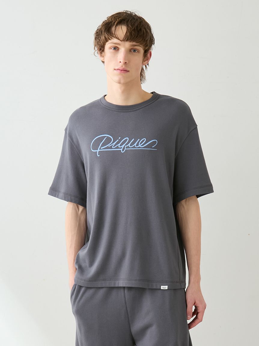 GELATO PIQUE HOMME「【HOMME】裏パイルワンポイントロゴTシャツ」|ルームウェア|