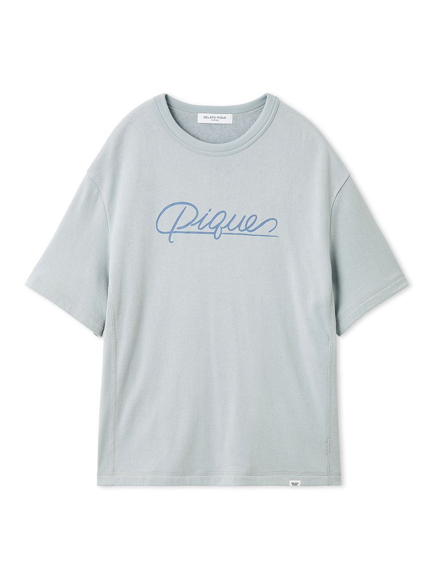 GELATO PIQUE HOMME「【HOMME】裏パイルワンポイントロゴTシャツ」|ルームウェア|BLU