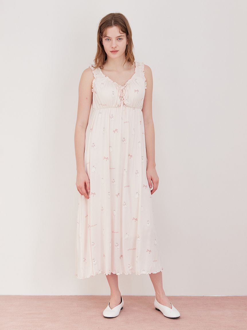 gelato pique「ラビット柄カップインワンピース」|ルームウェア|