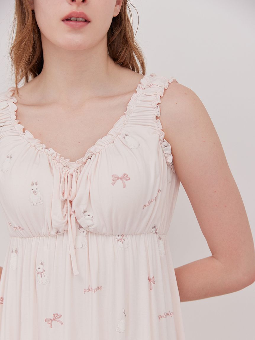 gelato pique「ラビット柄カップインワンピース」|ルームウェア|