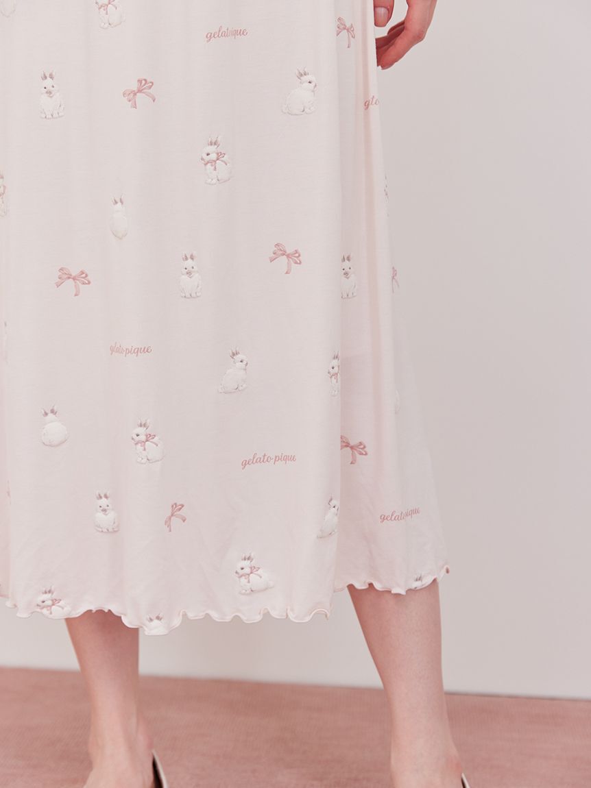 gelato pique「ラビット柄カップインワンピース」|ルームウェア|