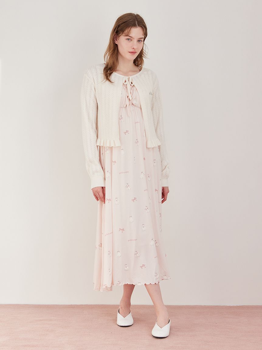 gelato pique「ラビット柄カップインワンピース」|ルームウェア|