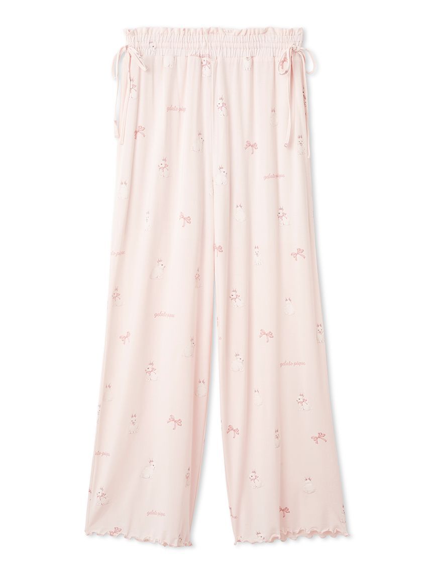 gelato pique「ラビット柄ロングパンツ」|ルームウェア|PNK