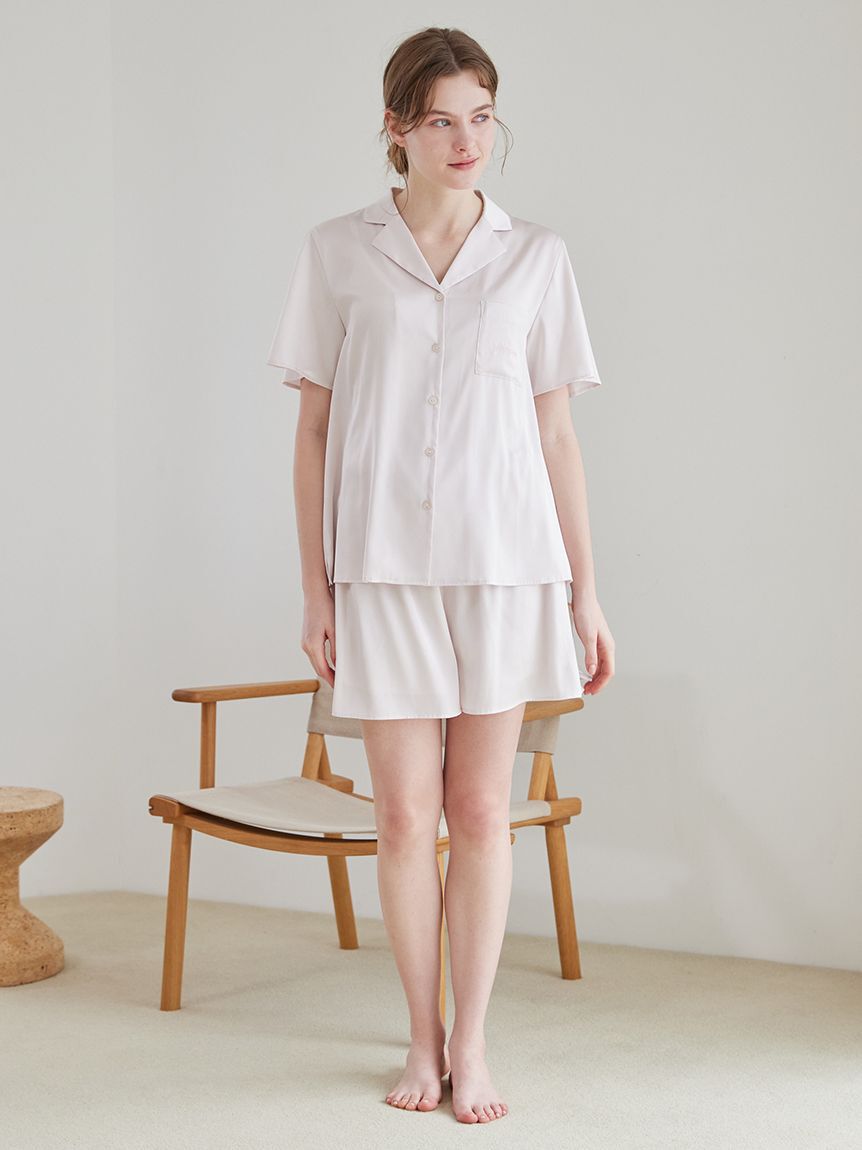 gelato pique「サテンショートパンツ」|ルームウェア|