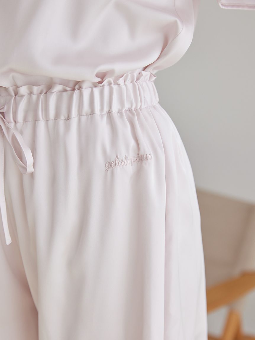 gelato pique「サテンショートパンツ」|ルームウェア|