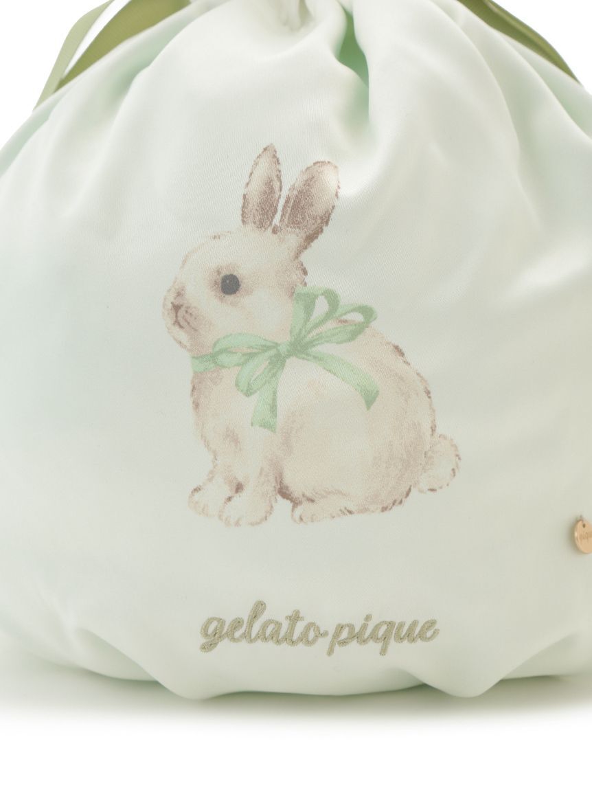 gelato pique「ラビット柄巾着」|ポーチ|