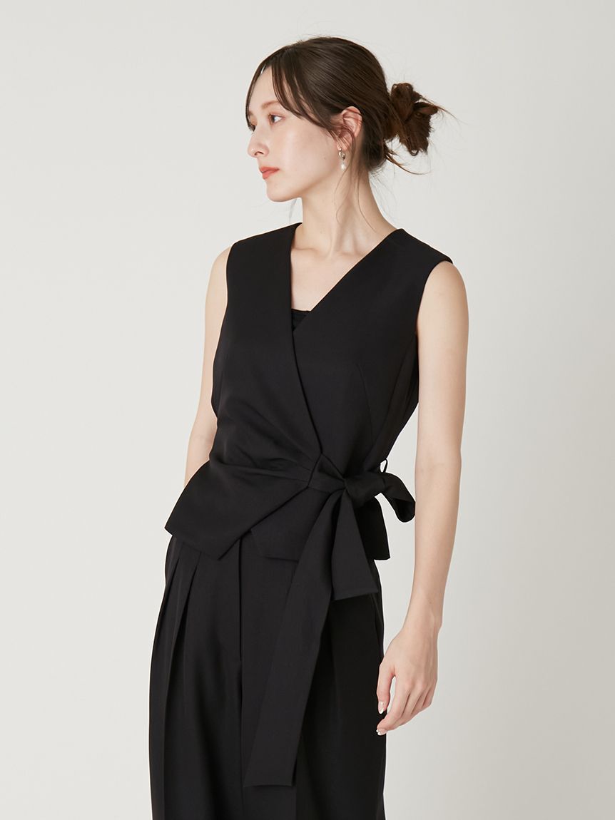 FRAY I.D「ノットデザインペプラムジレ」|ダウンベスト・ベスト|