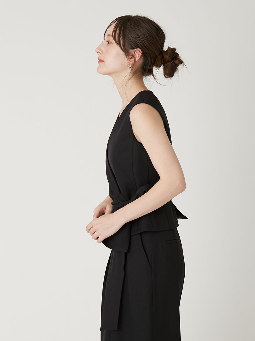 FRAY I.D「ノットデザインペプラムジレ」|ダウンベスト・ベスト|