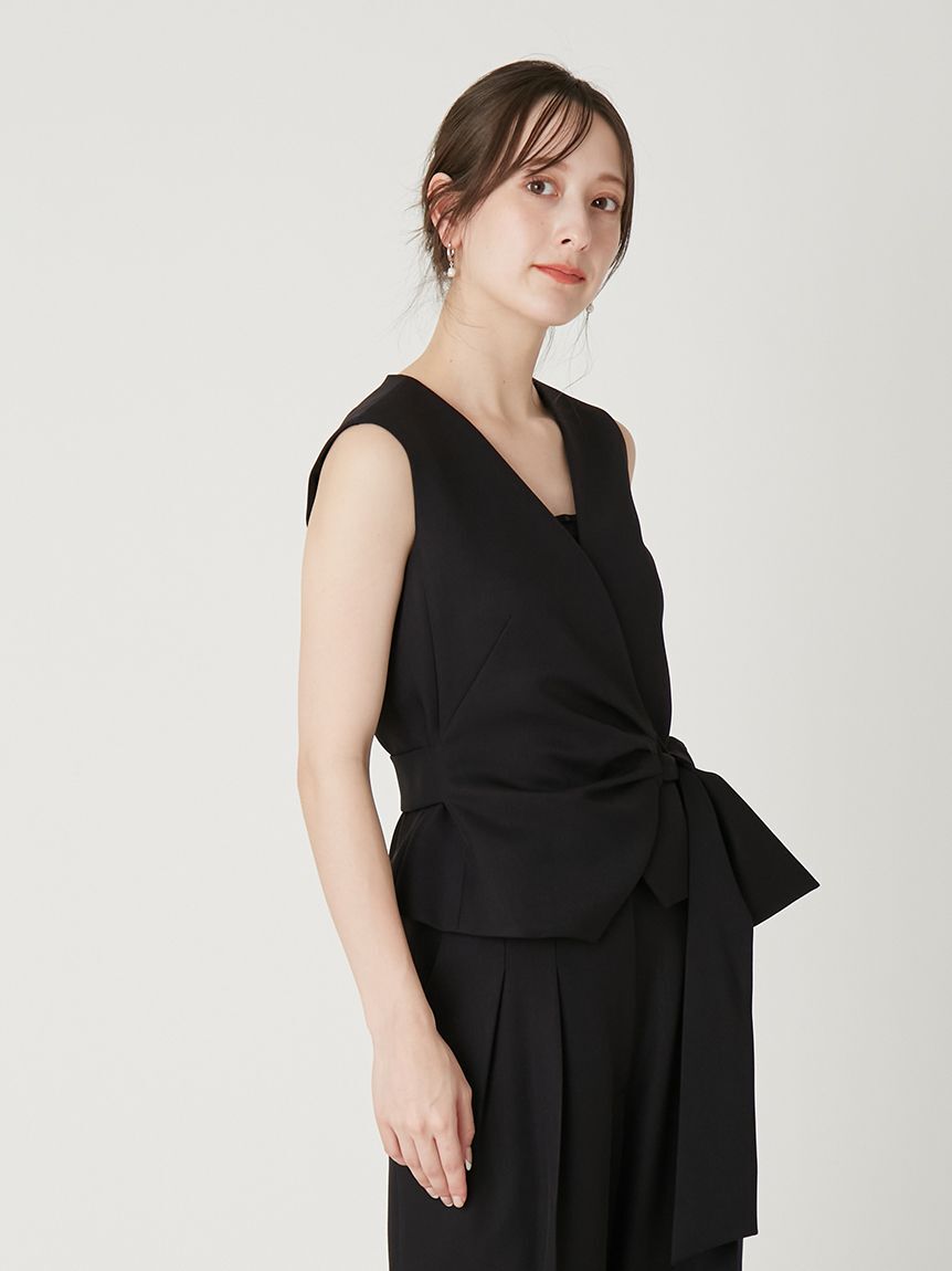 FRAY I.D「ノットデザインペプラムジレ」|ダウンベスト・ベスト|