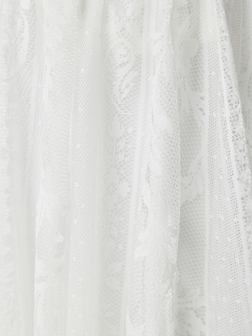 FRAY I.D「パネルレースマキシサーキュラースカート」|スカート|