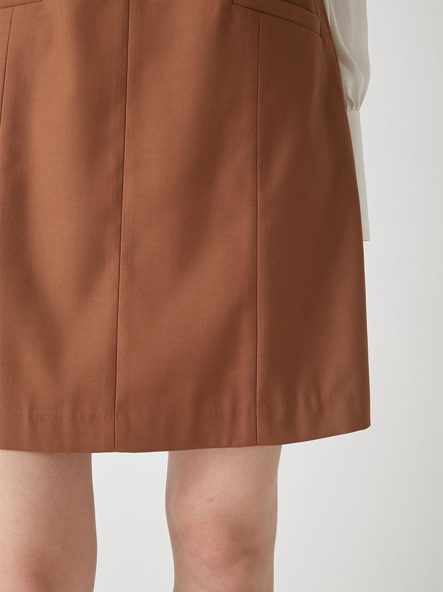 LILY BROWN「シャツドッキングミニワンピース」|ワンピース|