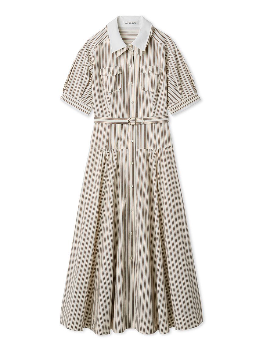 LILY BROWN「ポケットディティールシャツワンピ」|ワンピース|