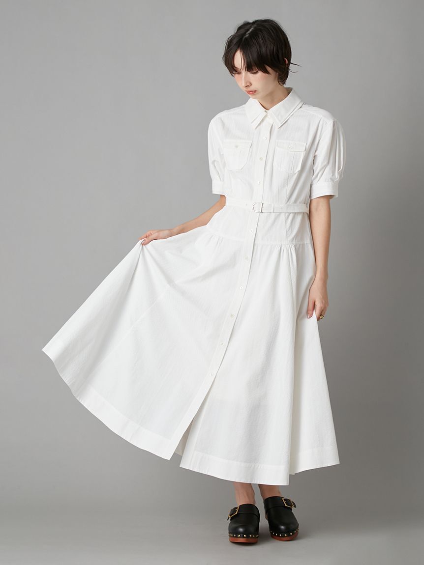 LILY BROWN「ポケットディティールシャツワンピ」|ワンピース|