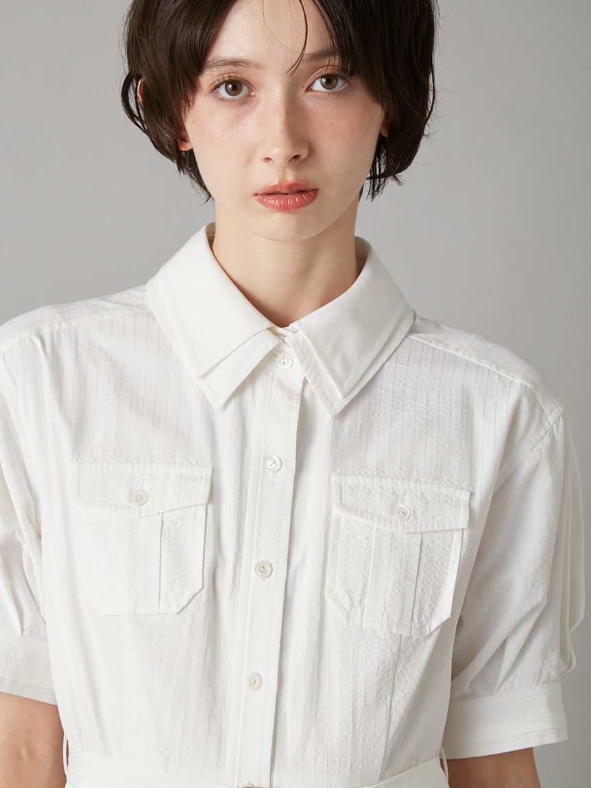 LILY BROWN「ポケットディティールシャツワンピ」|ワンピース|