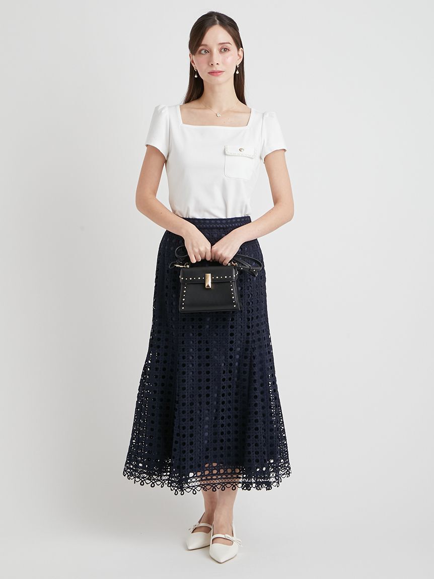 CELFORD「【洗える】トリムポケットTシャツ」|Tシャツ・カットソー|