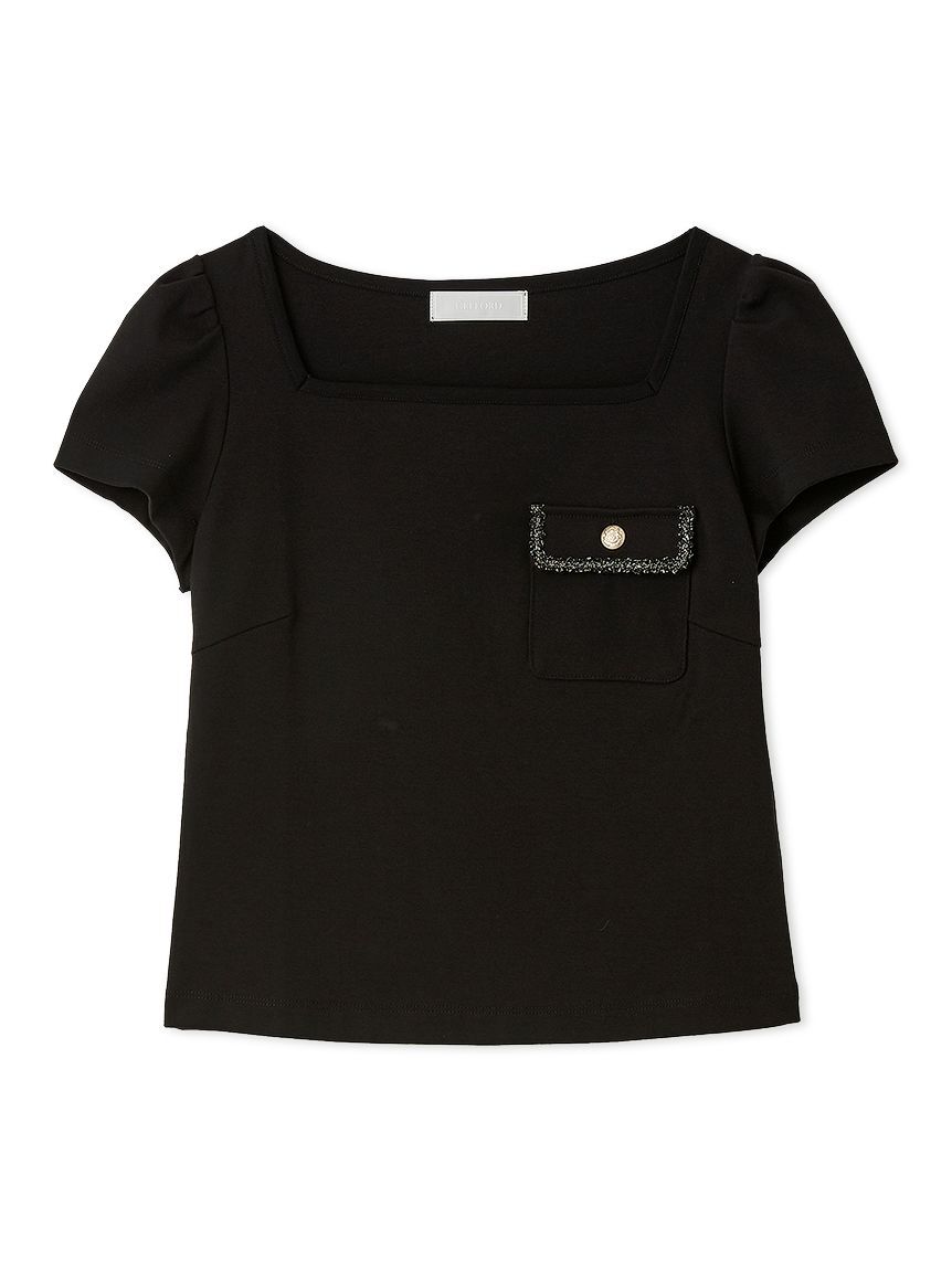 CELFORD「【洗える】トリムポケットTシャツ」|Tシャツ・カットソー|BLK
