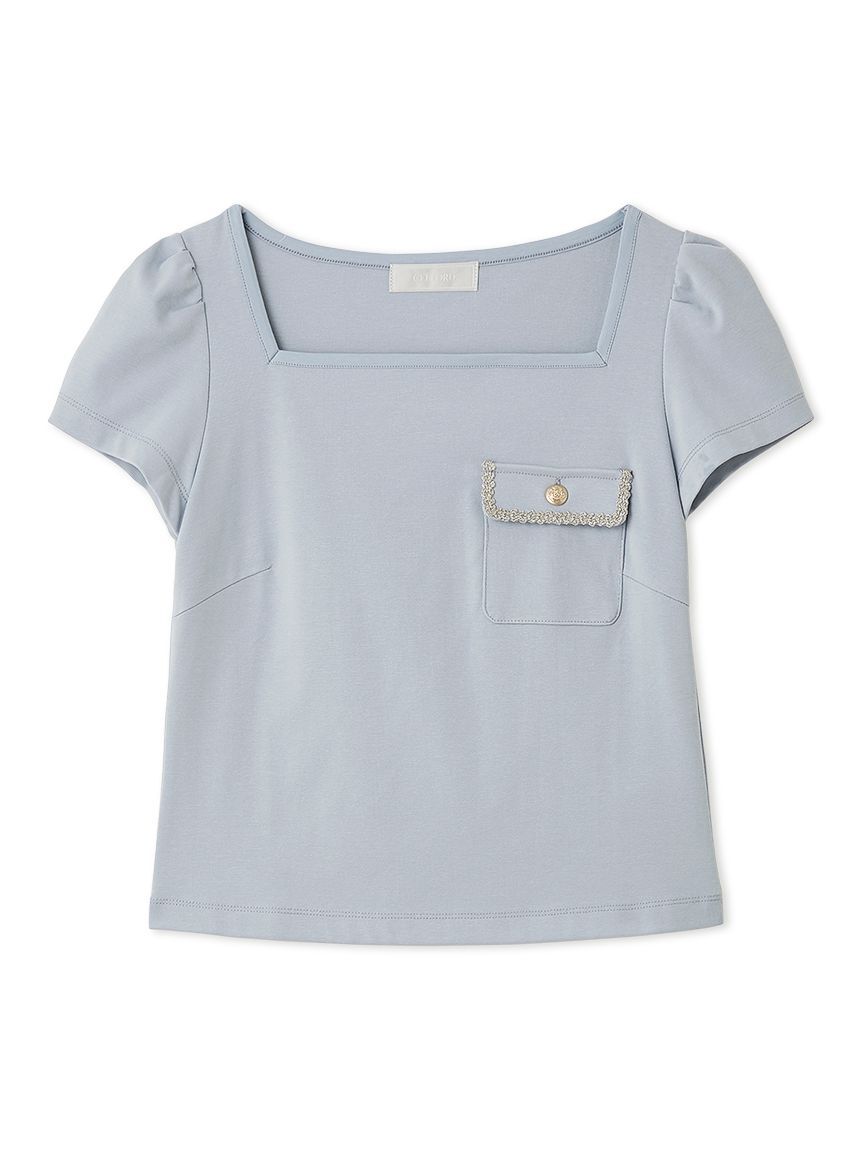 CELFORD「【洗える】トリムポケットTシャツ」|Tシャツ・カットソー|SAX