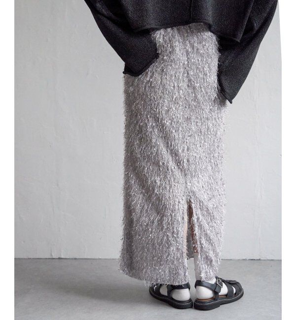 VENCE share style「フリンジカットソースカート」|スカート|