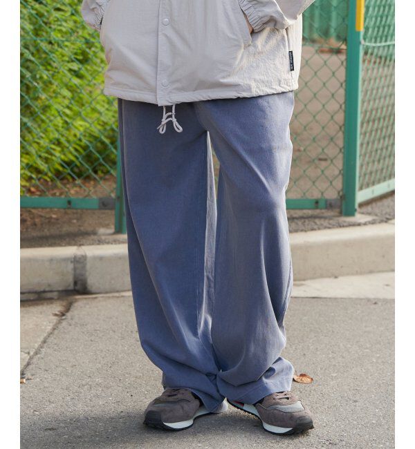 VENCE share style「ピグメントイージーカットパンツ」|その他|ネイビーブルー