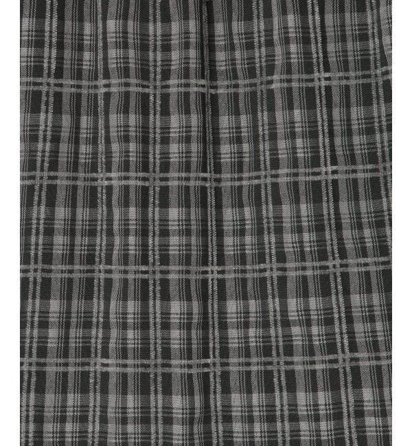 VENCE share style「ドビーチェック切り替えスカート」|スカート|