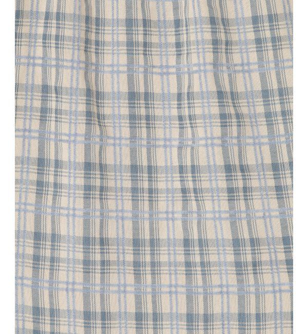 VENCE share style「ドビーチェック切り替えスカート」|スカート|