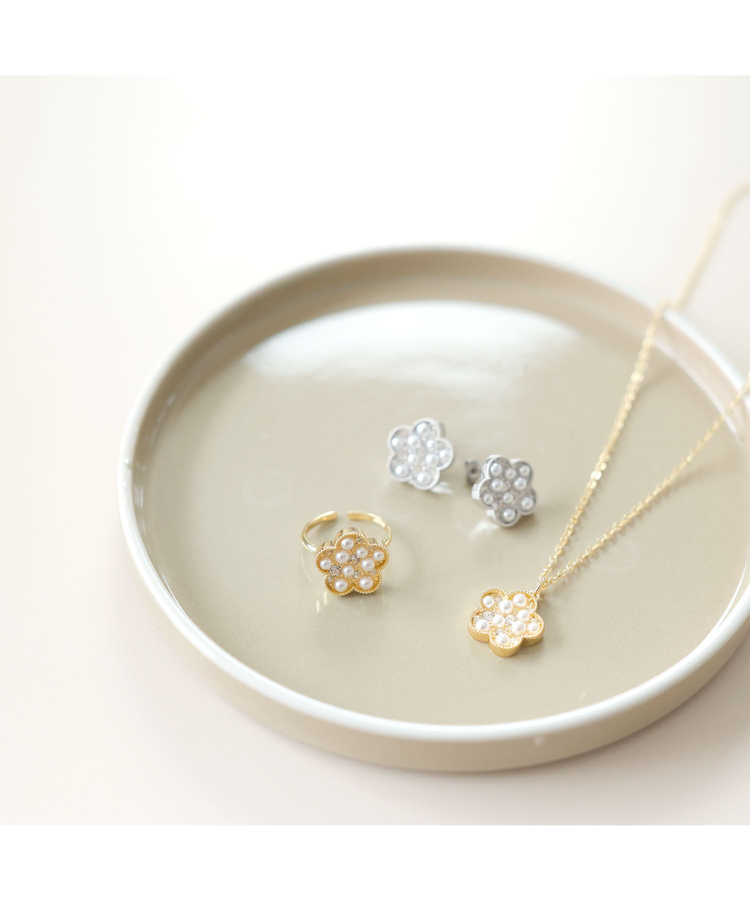 MARY QUANT「パールクラスタ ネックレス」|ネックレス|