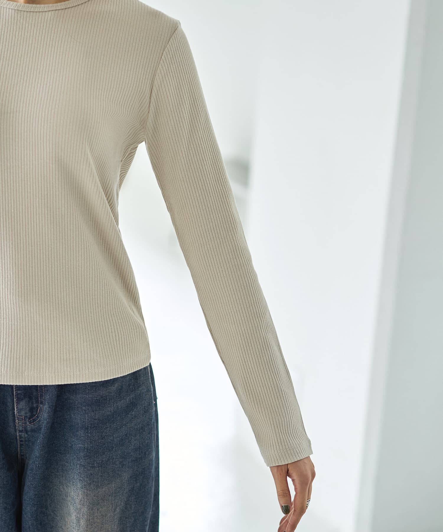 STYLE DELI「敏感肌対策◆中に着るコットンカットソートップス」|Tシャツ・カットソー|