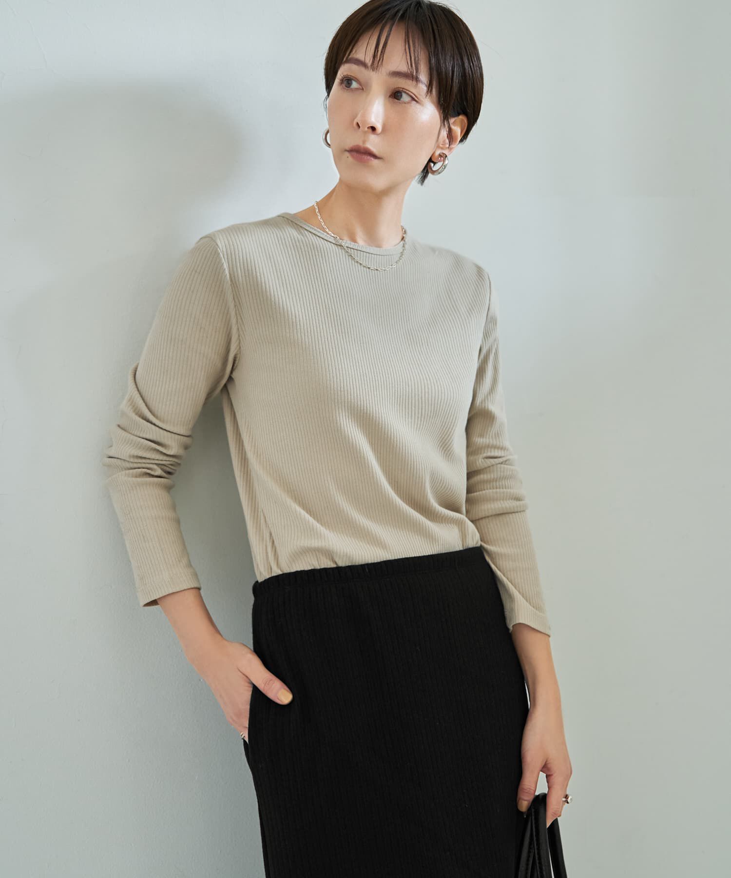 STYLE DELI「敏感肌対策◆中に着るコットンカットソートップス」|Tシャツ・カットソー|