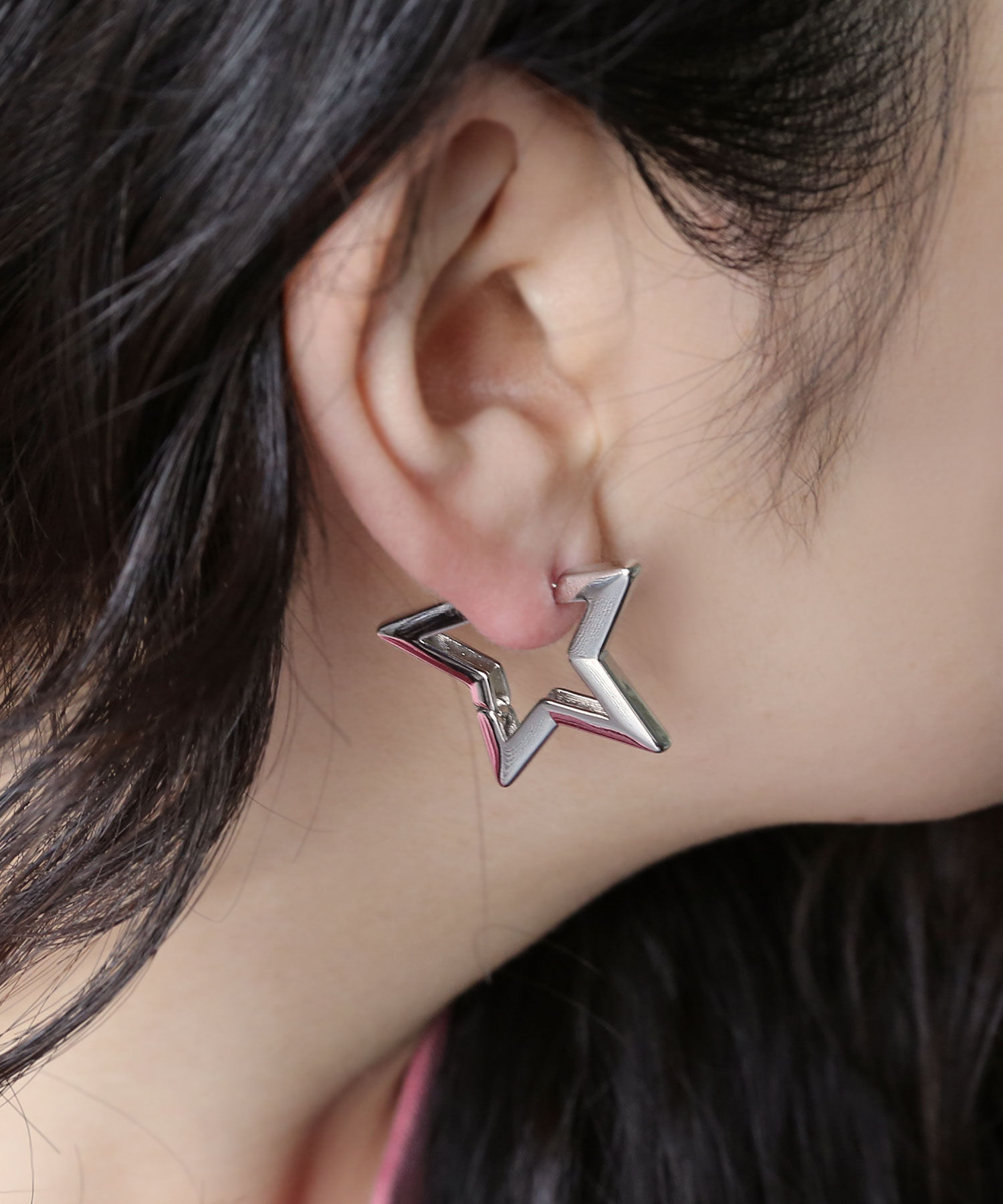 colleca la「星とハートのワンタッチピアス［large］」|ピアス|