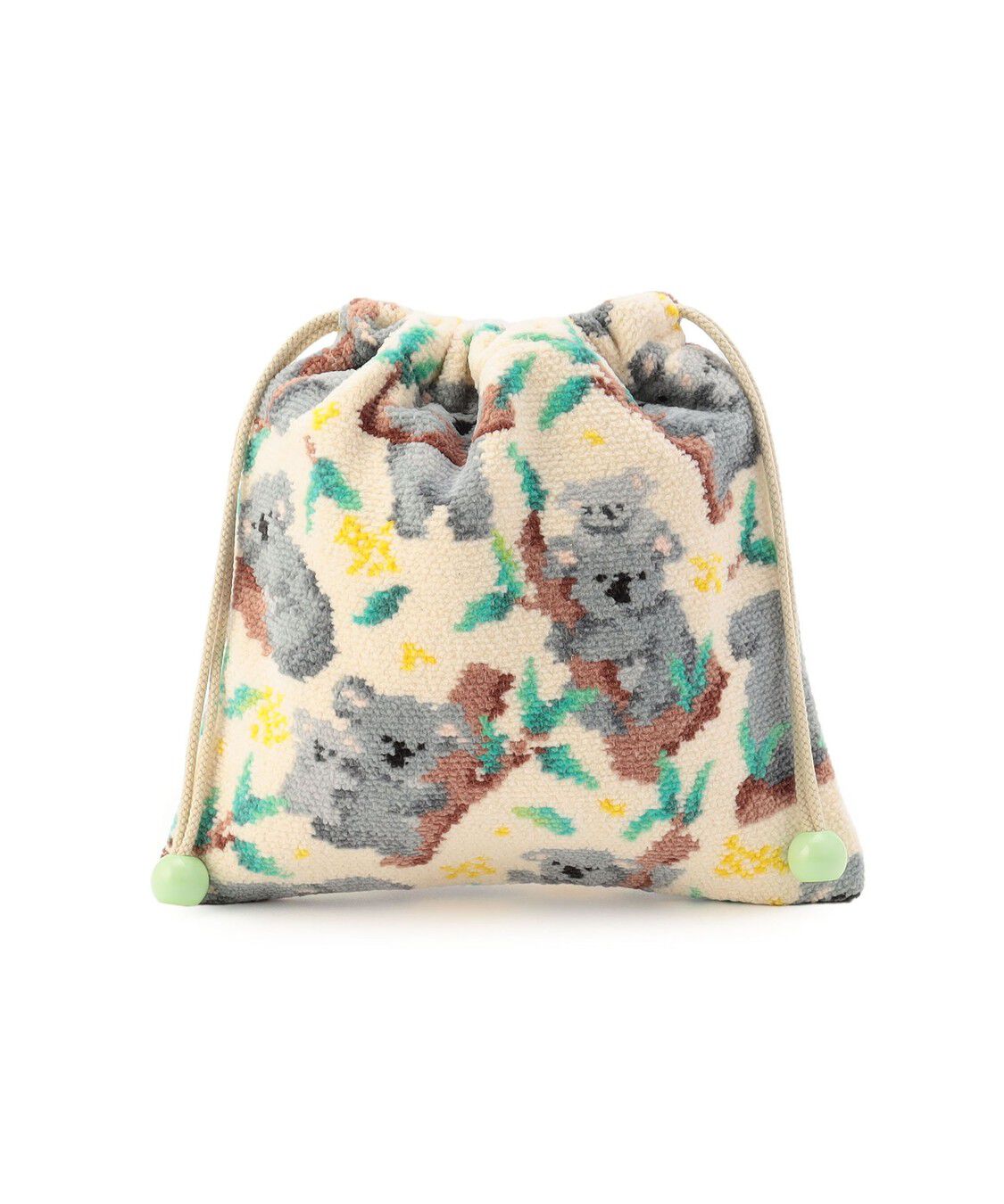 LOVERARY BY FEILER「ホノボノコアラ　巾着　L/HBK-260110」|ポーチ|アイボリー