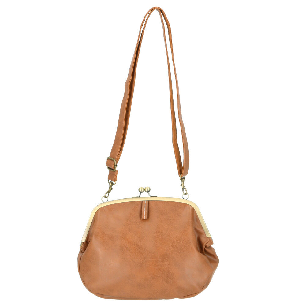 BACKYARD FAMILY「がま口 バッグ ショルダー 通販 ショルダーバッグ 斜め掛け 斜めがけ レディース かばん レトロ」|ショルダー・メッセンジャー|ブラウン1