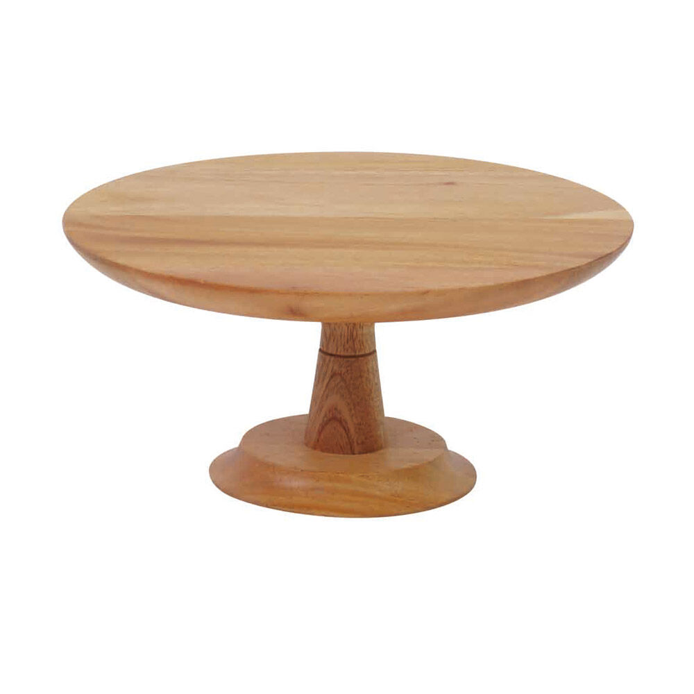 BACKYARD FAMILY「ナインマーケ ケーキスタンド 通販 NEIN MARKE マホガニー Lサイズ 木製 大皿」|食器・キッチングッズ|ブラウン1